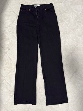 Abercrombie&Fitch black high rise 90’s relaxed jeans
